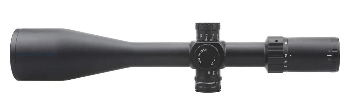 Vector Optics Paragon 5-25x56 Tactical 1/10 MIL Riflescope Sight with High Quality German Glass Reticle Honeycomb Sunshade Lock
