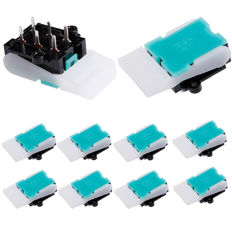 10 шт. пластиковые 6 контактов крючок-переключатель запасные части для телефона