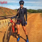 Женское снаряжение Kafitt Ge Ciclismo Женский свитшот костюм комбинезон Новинка с длинным рукавом облегающая велосипедная майка рубашка