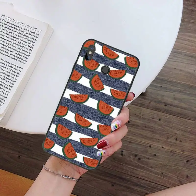 

Cartoon fruit high quality retro printing Phone Case For Xiaomi Redmi note 7 8 9 t k30 max3 9 s 10 pro lite