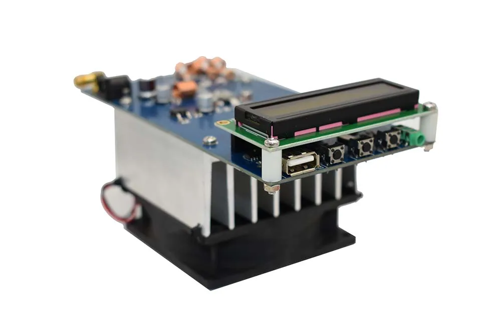 Lusya 87,5 M-108 MHz 50W Максимальный до 70W стерео RF усилитель fm-передатчика с вентилятором радиостанции модуль DC 12-13,8 V 10A H4-002