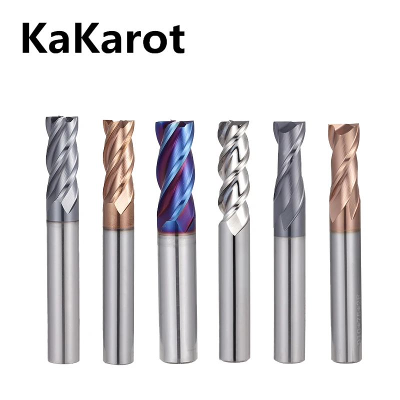 Твердосплавные Концевые Фрезы с ЧПУ KaKarot фрезы из вольфрама 2 3 4