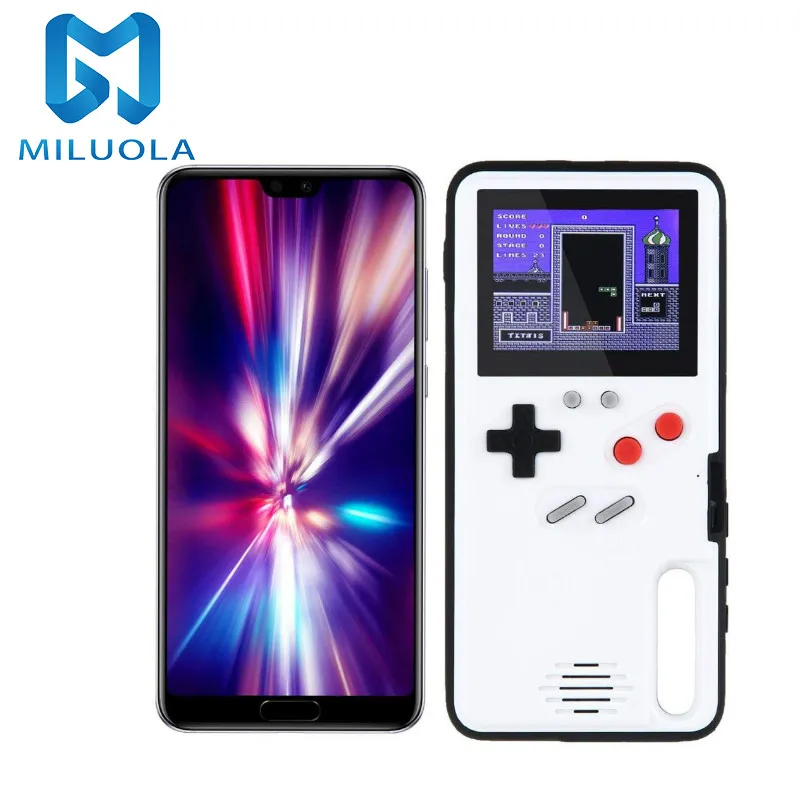 Полноцветный дисплей Gameboy чехол для телефона huawei P20 P20 P30 Pro Tetris игровой чехол для huawei mate 20 Pro samsung I чехол для телефона мальчика