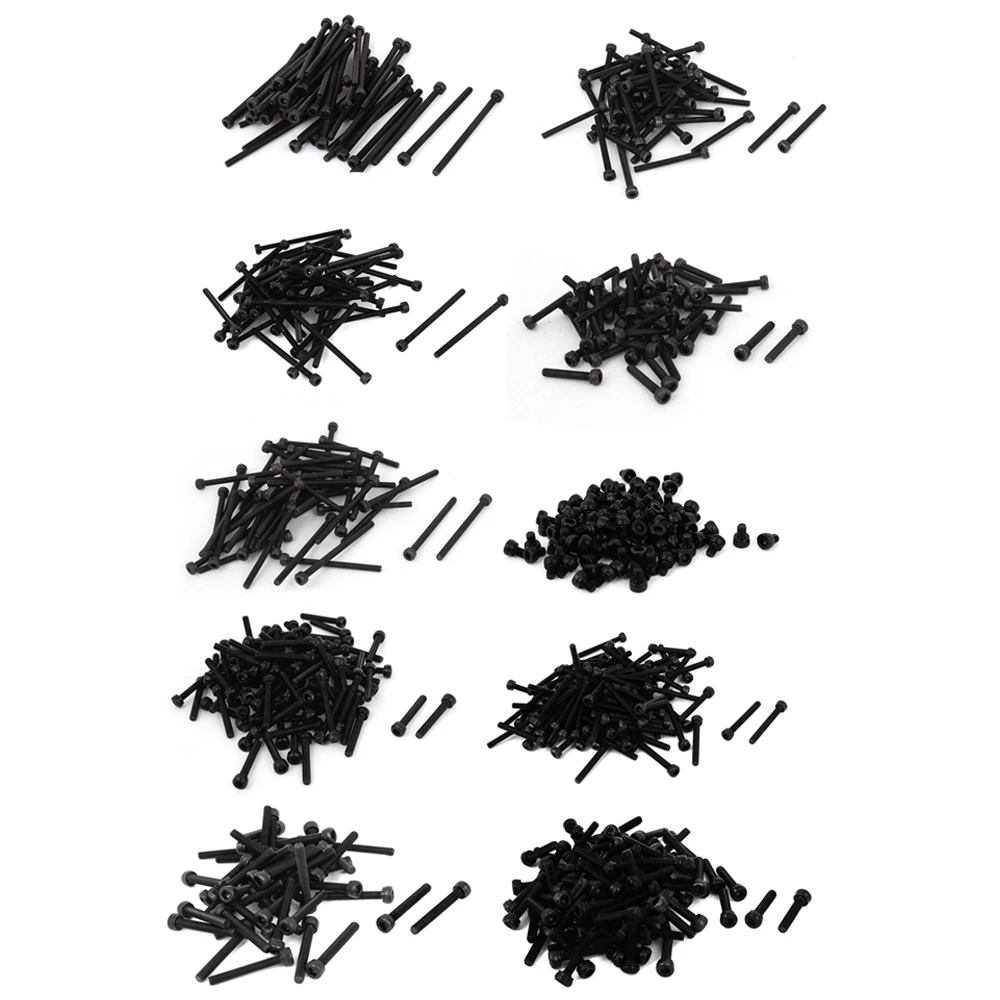 M3 x 40 мм болт из легированной стали с шестигранной головкой Винты Черный 50