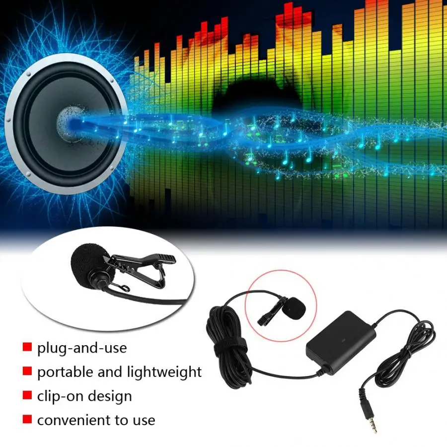 COMICA microfono CVM V05 Универсальный микрофон с зажимом 3 5 мм аудио интерфейс петличный