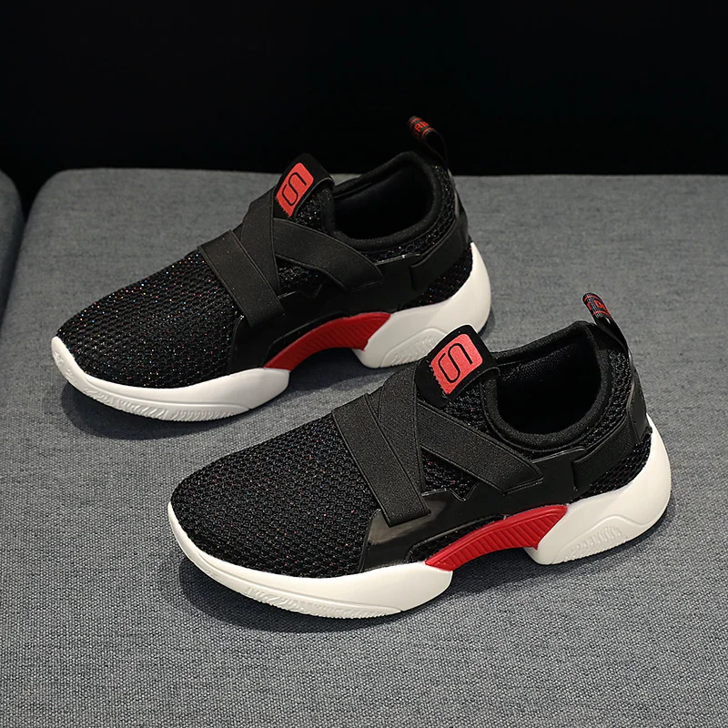 Весна лето 2020 женская спортивная обувь черная для женщин кроссовки бега ходьбы