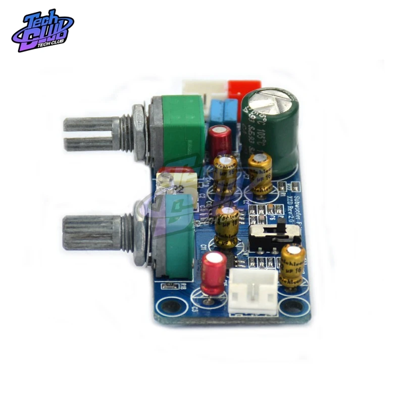 Фильтр нижних частот басовый сабвуфер предусилитель Плата усилителя одиночная