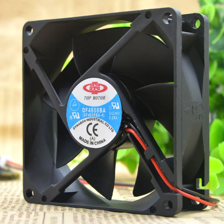 

Новый DF4808BA 48V 8 см 8025 48V 0.09A защиты электродвигателя Вентилятор охлаждения