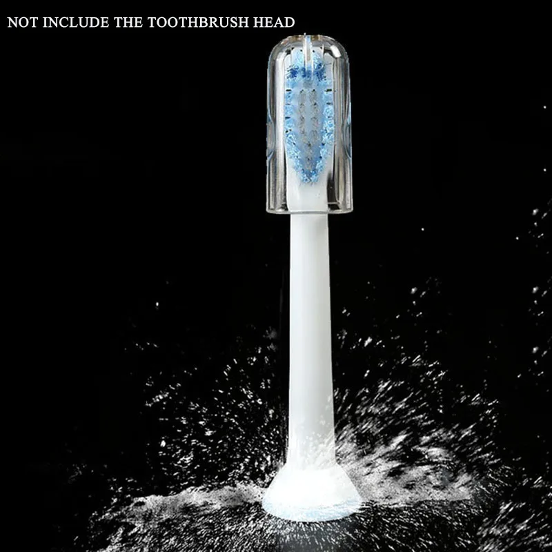 

Set Toothbrush Holders Lightweight Replacement Head covers Transparent