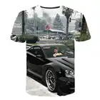 2021 Grand Theft Auto игра GTA 5 летняя одежда 3D футболки крутая Детская футболка с разноцветным принтом футболка футболки Забавные костюмы