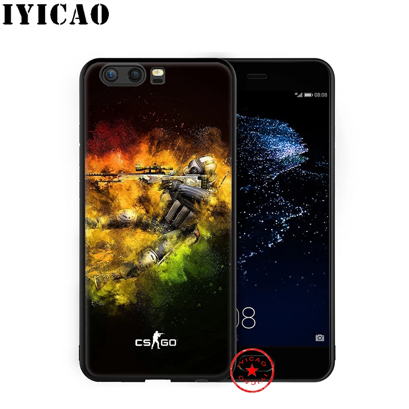 IYICAO Counter Strike CS Go Soft Case for Huawei P30 P20 P10 P9 P8 2017 2016 2015 P Smart Z Plus 2019 Mate 20 10 Lite Pro Mini |