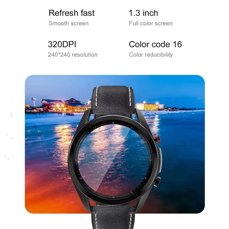 

Smart Watch DT91 1.28" Full Touch Bluetooth Call Heart Rate ECG Monitor Long Standby Men Smartwatch for Android Ios