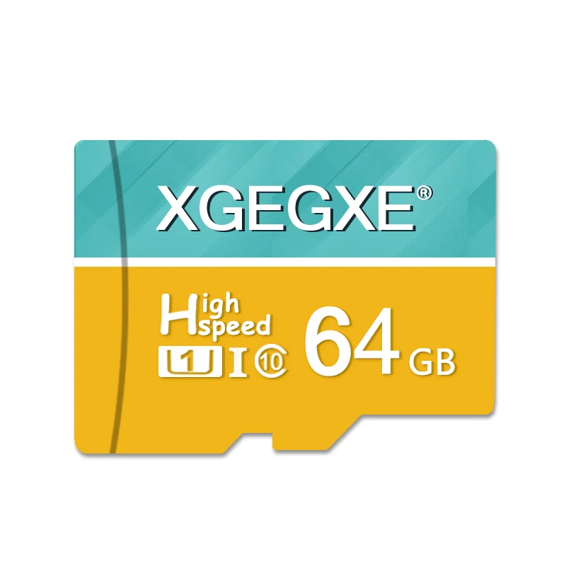 XGEGXE TF карта 64 ГБ 32 ГБ высокая скорость класс 10 16 ГБ 8 ГБ U1 T флеш-карта UHS-I для телефона камеры ПК карта памяти - Емкость: 64GB