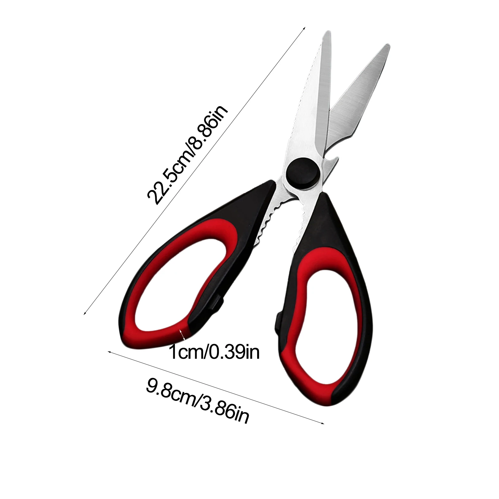 

Kitchen Scissors Multipurpose Purpose Shears Tool For Meat Vegetable Barbecue Tool Stainless Steel Scissors Kitchen Supplies CH