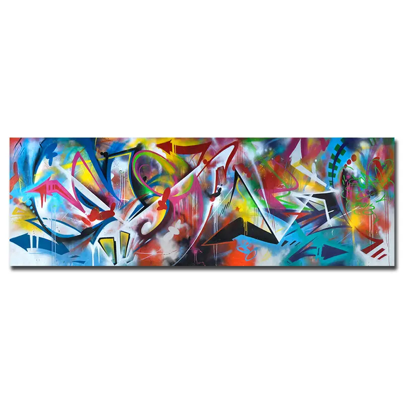 

Abstract Colors Canvas Poster Blue and Yellow Wall Art Painting Bedroom Room Wall Hanging Modern Art Prints Printed no frame