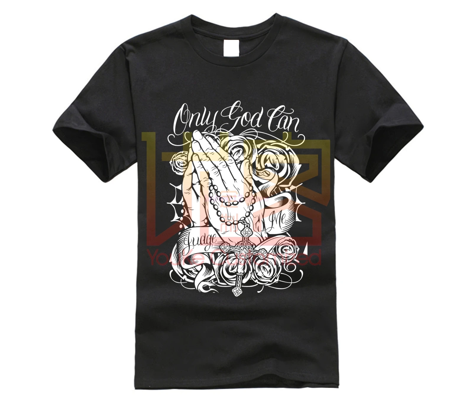 Мужская футболка Only God Can judicate городская Cholo мексиканская Chicano Virgin Mary Art|Мужские