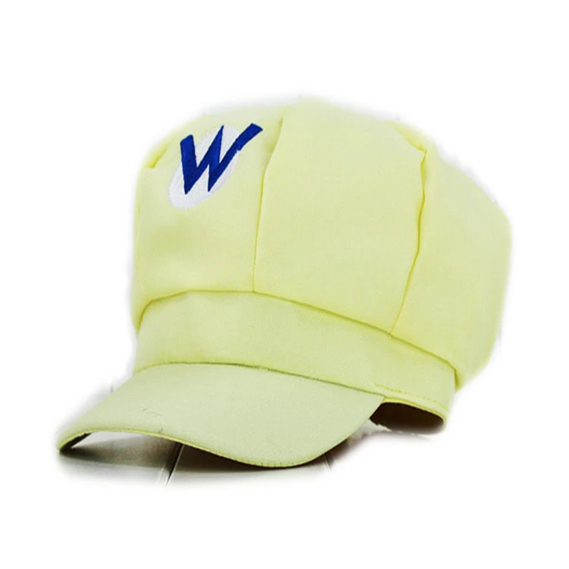 

Christmas Role Playing Adult Male And Female Anime Mario Octagonal Cap 5-Color Baseball Game Show Uniform Gift