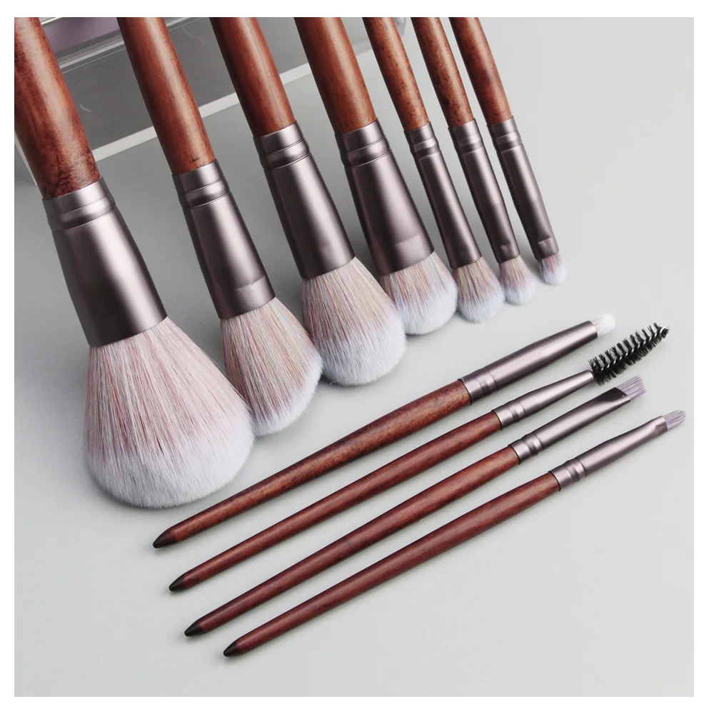 

MAANGE 11/12Pcs High Quality Makeup Brush Set Foundation Powder Blending Shadow Bend Eye Liner Base Cosmetic Brushes Maquiagem