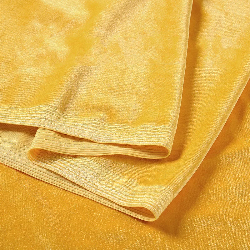 Однотонная бархатная утолщенная Ткань для шитья свитшот спортивный костюм