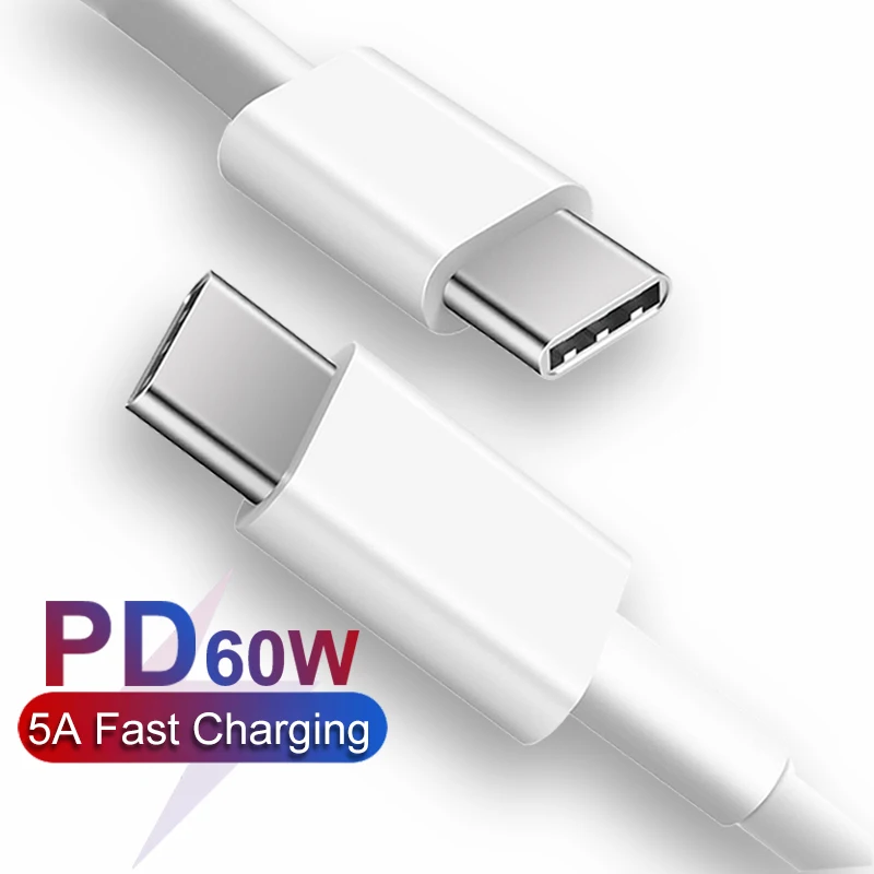Type C и USB зарядный кабель для Samsung S9 S8 плюс PD 60W быстрая зарядка 5A Quick Charge 3 0 QC4.0 Macbook Pro