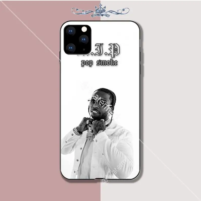 Babaite Rapper Pop Smoke Luxury Phone Case Funda For Iphone 5s Se 2020 6 6s 7 8 Plus X Xs Max Xr 11 Pro Cases Coque | Мобильные
