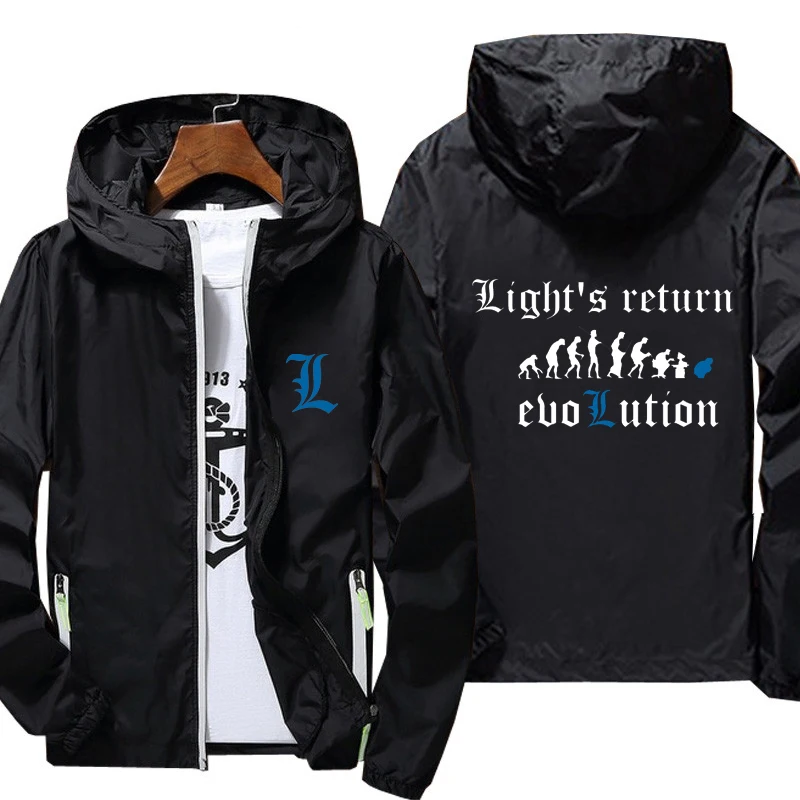 

Jacket Death Note Men Women Waterproof Sun Protection Clothing Fishing Quick Dry Skin Windbreaker