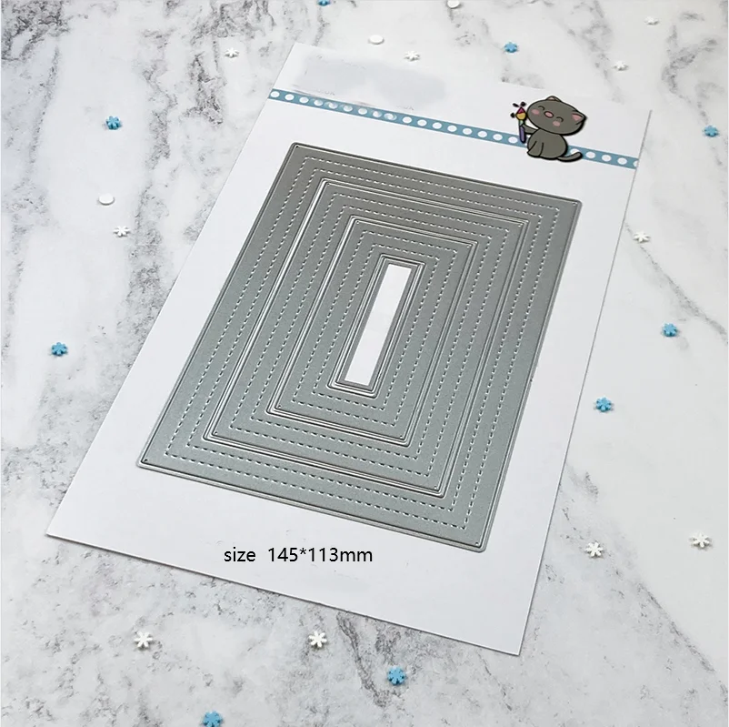 

Металлические штампы для вырезания, рамка для стежков, фон, вырезанные штампы для скрапбукинга, бумаги, рукоделия, ножа, форма, лезвие, перфо...