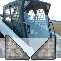 Pair Triangle Led Work Lights For Bobcat Skid Steer 751, 753, 763, 773, 863, 864, 873, 963, A220, A300, S100, S130+