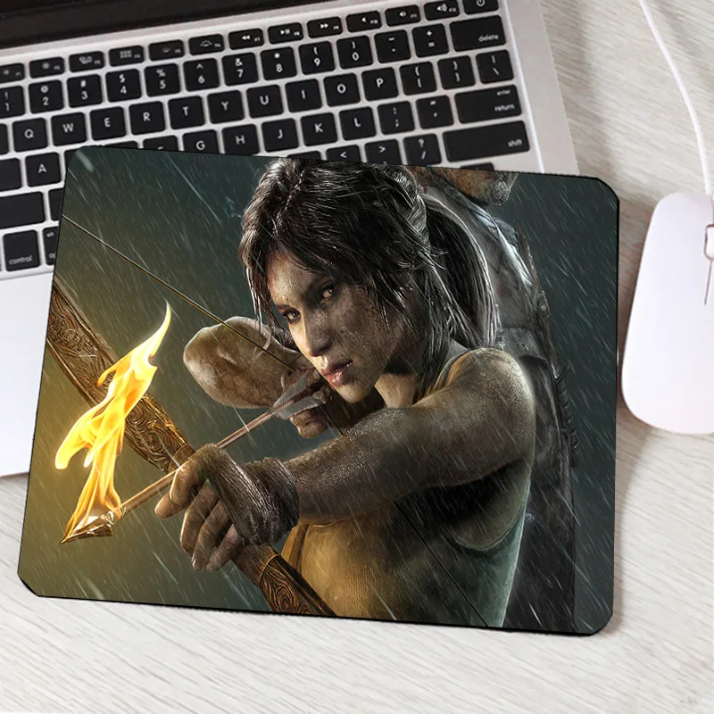 ГОРЯЧАЯ видео игра фильм Tomb Raider серии ПК компьютер игровой коврик для мыши