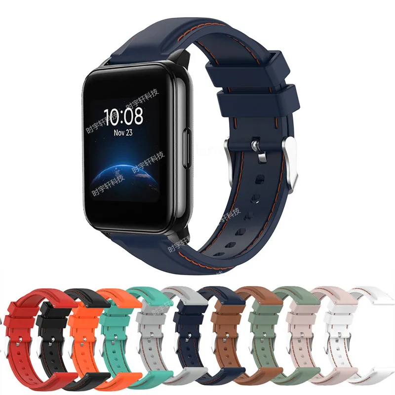 

Ремешок силиконовый для смарт-часов Realme Watch 2/2 Pro, 22 мм