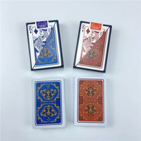 entertainment playing cards waterproof plastic baccarat texas holdem poker cards pvc pokers board games wearable card game chip