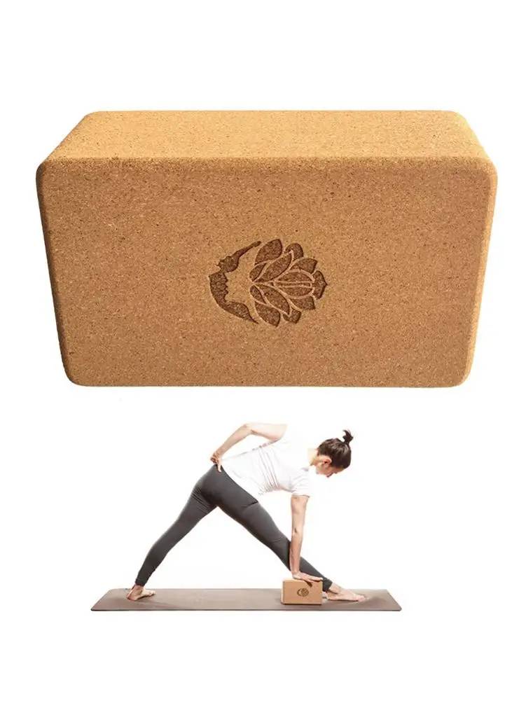 

Новый блок для йоги пробковый спортивный домашний тренажерный зал упражнения деревянный кирпич для йоги мягкий блок высокой плотности для ...