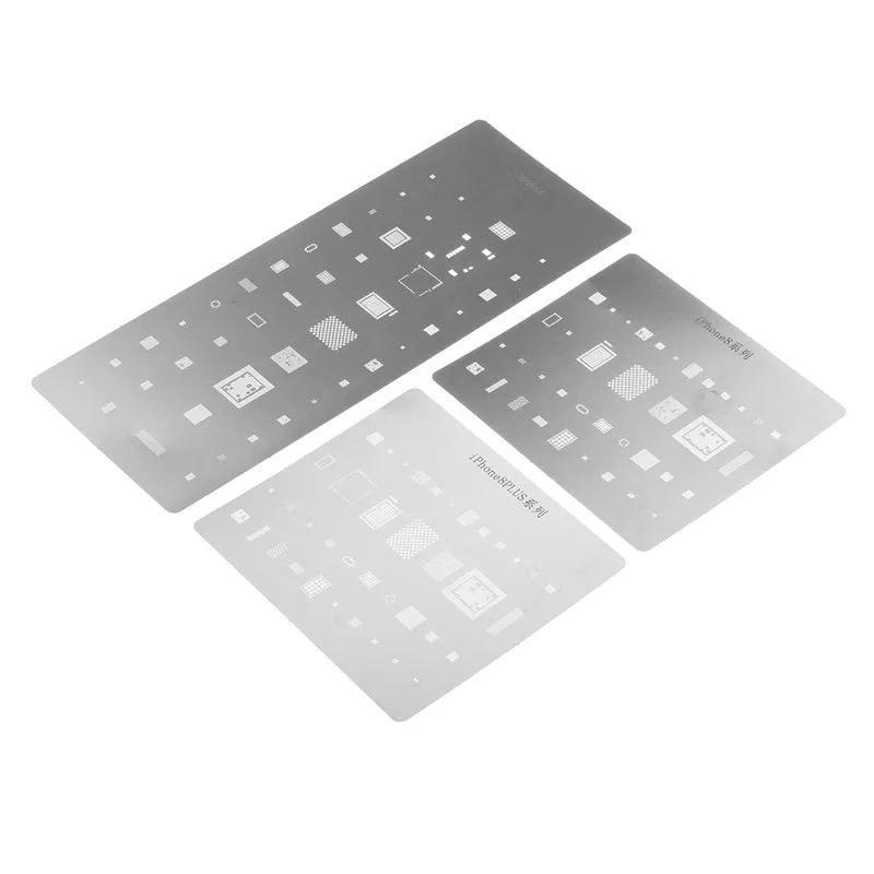 1 шт. трафарет для ремонта микросхем с интегральной схемой iPhone X/8/8 Plus|Сварочные