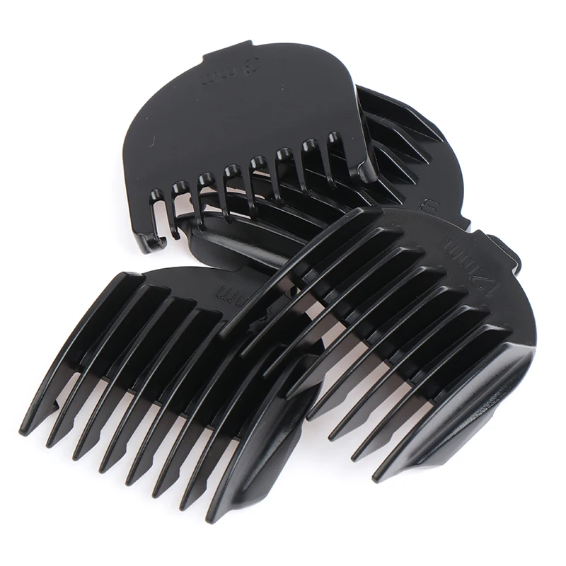 1Pcs Black Universal Hair Clipper Limit Combs Guide Guard Attachment Size 3.6.9.12mm Limit Comb