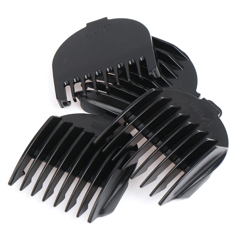 

1Pcs Black Universal Hair Clipper Limit Combs Guide Guard Attachment Size 3.6.9.12mm Limit Comb