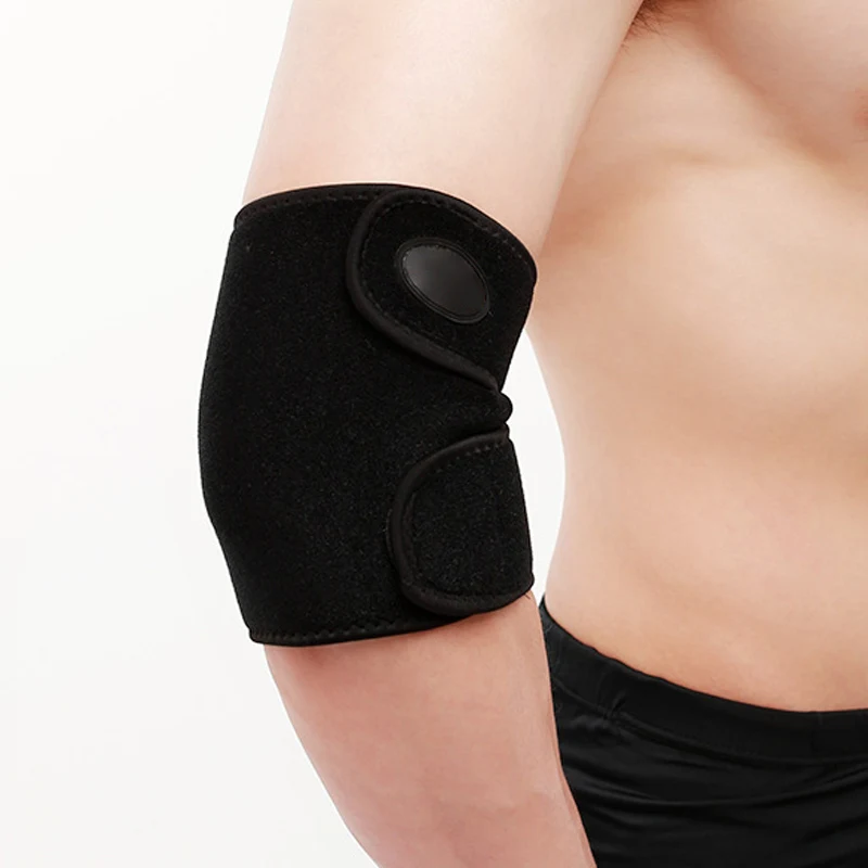 

Hot 1 Pc Left/ Right Elbow Support Brace Relief Pain Pad Adjustable Elastic Strong Sports Protector Winding Tape sy998