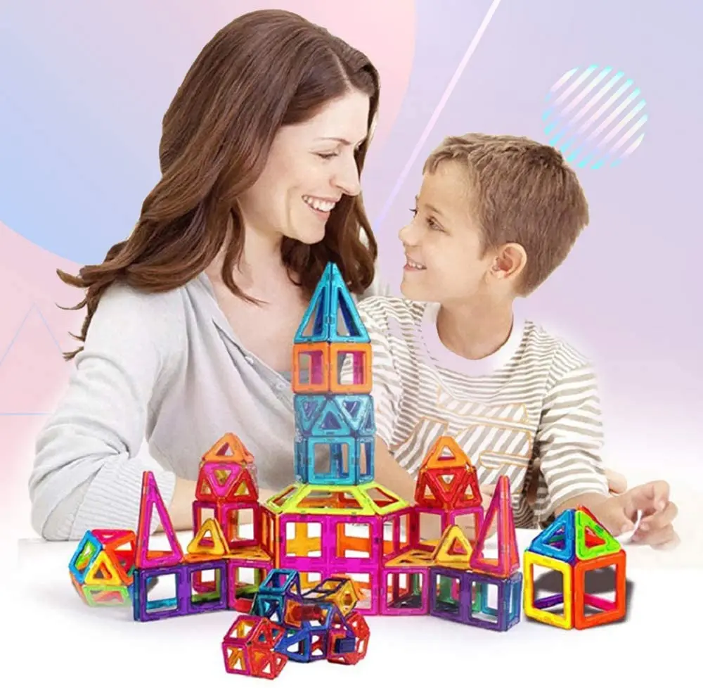 45 шт мини размер Магнитный дизайнерский Строительный набор модель и