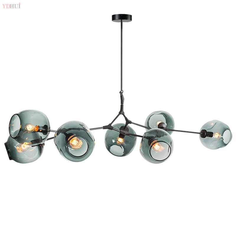 Современная люстра в скандинавском стиле светодиодный потолочный светильник