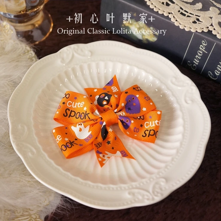 Милые заколки для волос с бантом в стиле &quotЛолита&quot косплея Хэллоуина Японская
