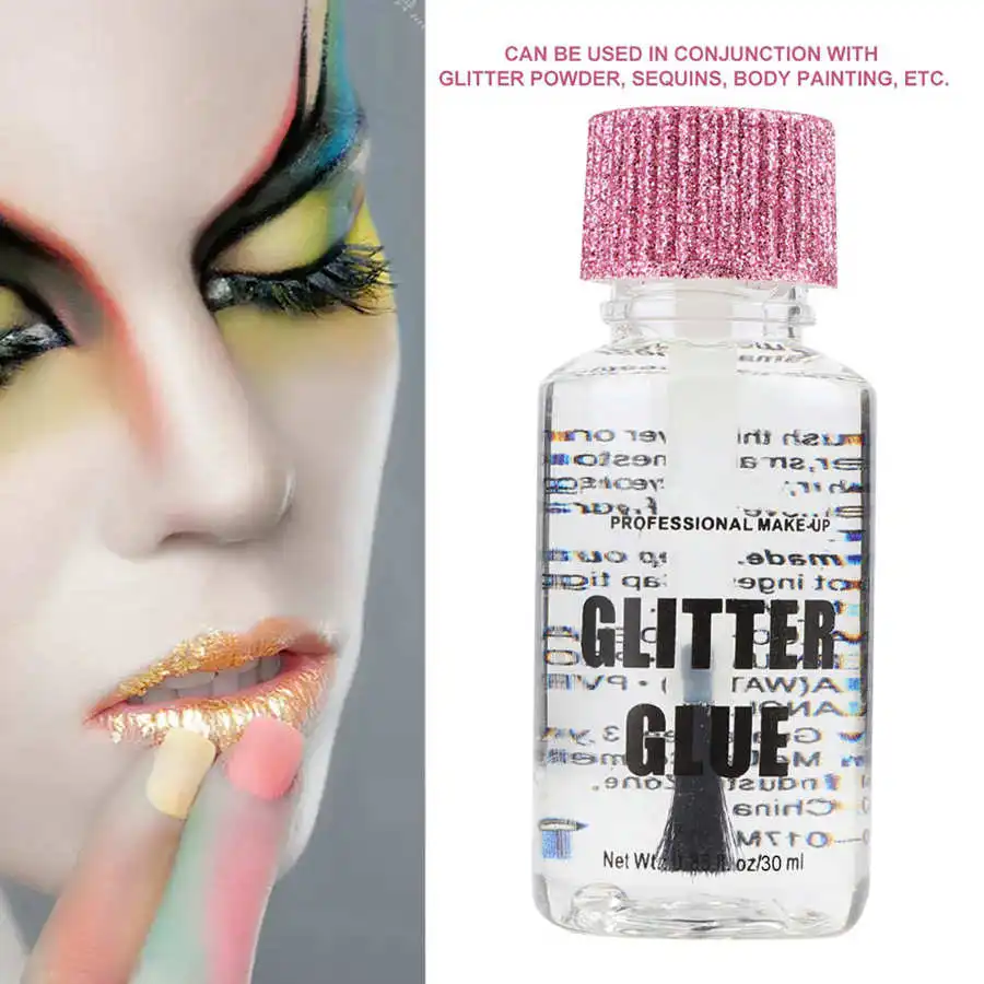 Маникюрный гель для ногтей 25 мл/флакон временная блестящая краска тела блестящий