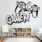 Виниловая настенная наклейка для игроков PS4, украшение для детской комнаты, видеогеймпад, настенные наклейки для детской спальни, настенная роспись из ПВХ Y244