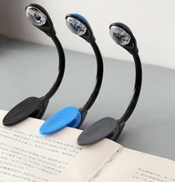 mini clip on book light flexible bright 0 17w led button electronics reading lamp light for travel bedroom reader christmas gift