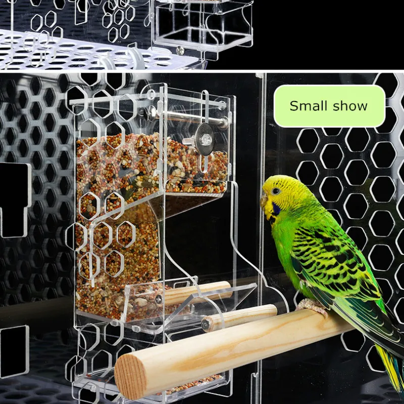 Инструменты для кормления птиц летающая маленькая миска попугаев