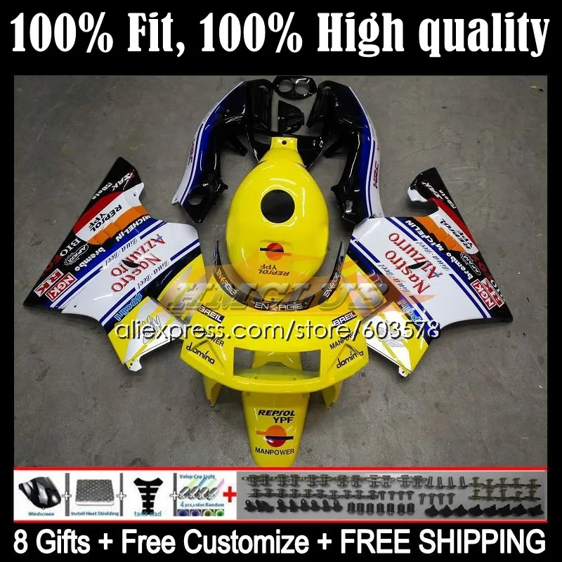 

Инъекция для HONDA NSR 250 R NSR250 RR 100CL.3 NSR250R MC21 PGM3 90 91 92 93 NSR 250R 1990 1991 1992 1993 обтекатель желтый белый