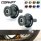 Мотоцикл 6 мм ЧПУ маятник Слайдеры Катушки винт подставки для DUCATI MONSTER 695 696 796 797 821 800 821 Monster 1200 1200S 1200R