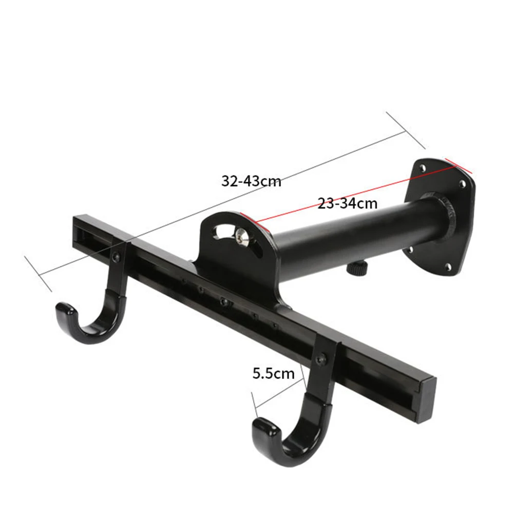 

Bike Wall Mount Horizontal Adjustable Aluminum Bicycle Hanger Holder Hook Wall Rack Indoor Bracket For Racing Bicycle Portable