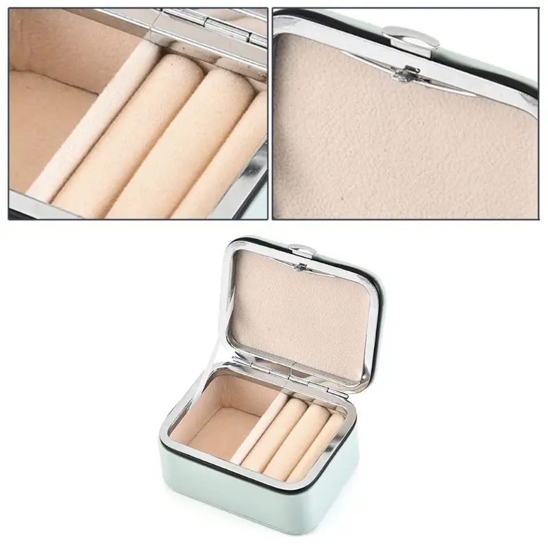 Модная женская портативная мини-шкатулка для ювелирных изделий шкатулка