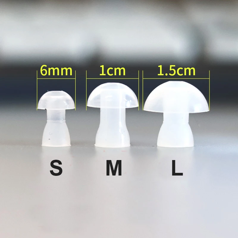 

Ear caps Cushion For Earphone hearing aid In-Ear Eartips Silicone Earphone covers Tips Earbuds 2pcs/pair