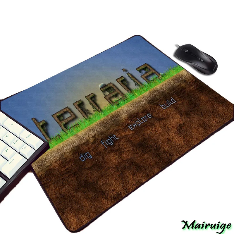 220X180X2MM Terraria видеоигра компьютерная игровая коврик для мыши маленький размер мини ПК Компьютерная геймерская игра Настольный коврик для мыши на клавиатуру - Цвет: 220X180X2MM