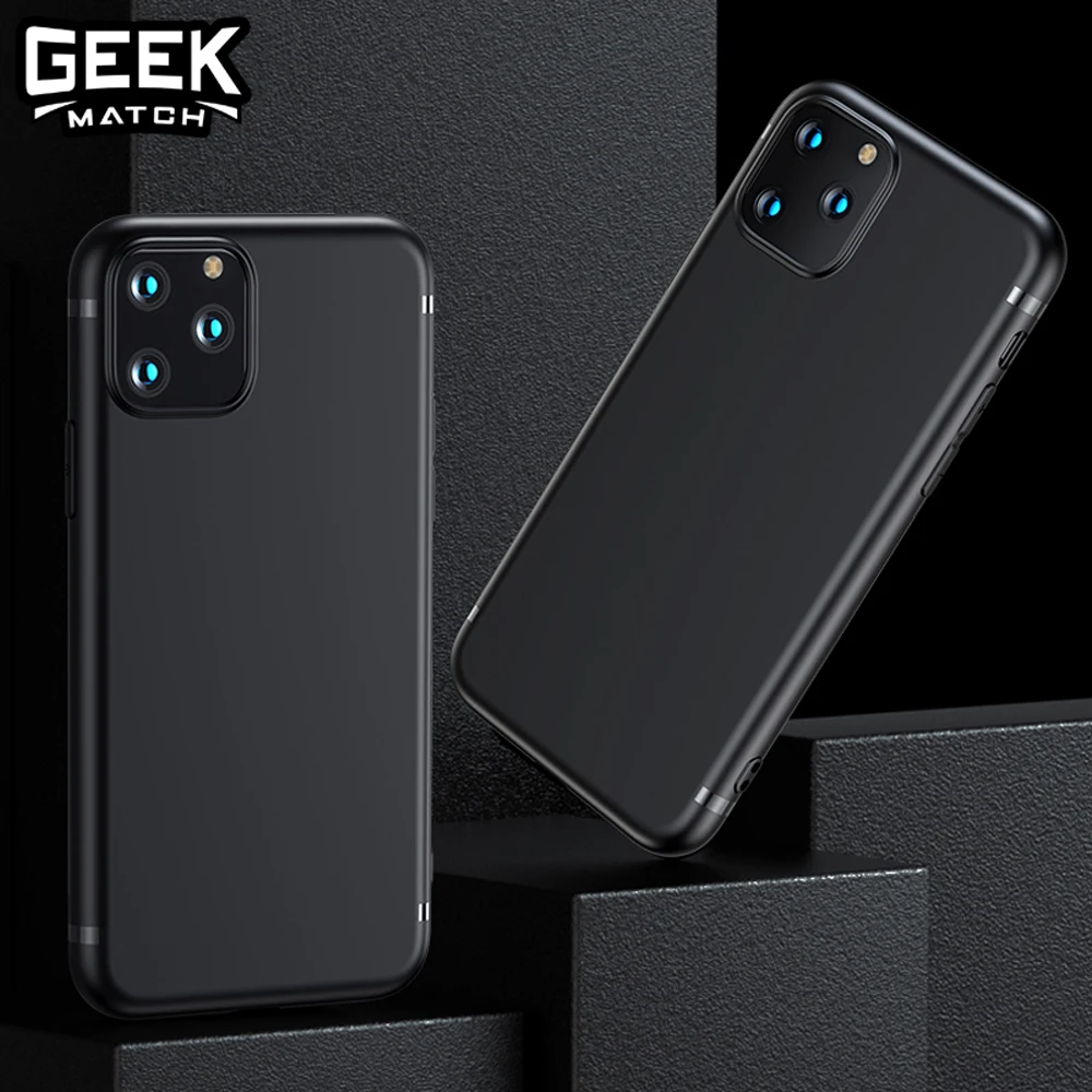 Матовый чехол для iphone 11 pro max мягкий термополиуретановый geekmatch Ультратонкий
